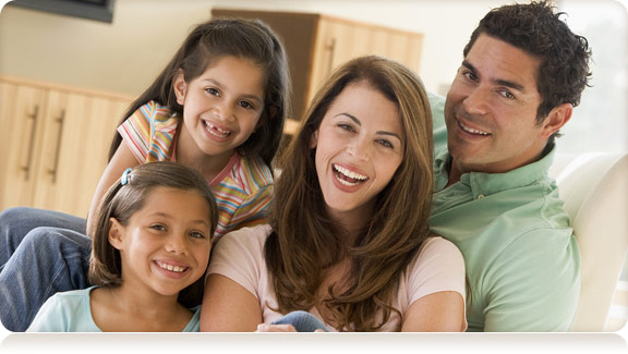smiling family